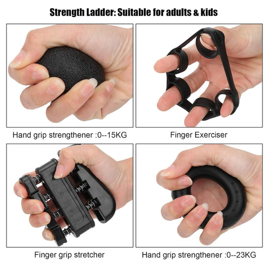 Kit Ejercitadores Mano Muñeca 5pcs