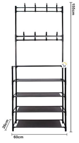 Organizador perchero y zapatero 4 EN 1