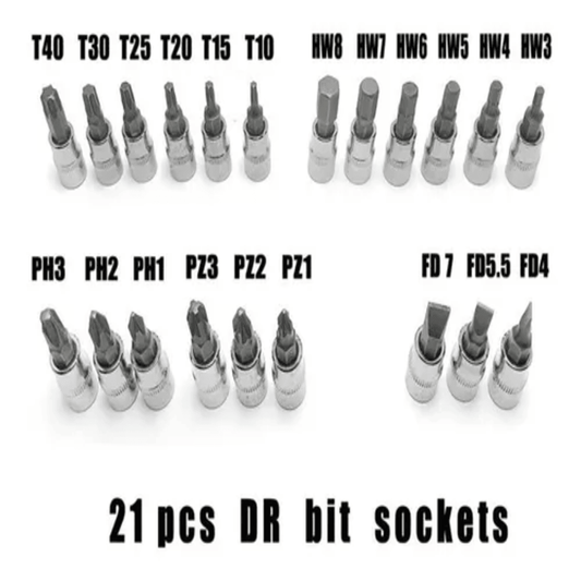 Kit de Herramientas 46 Piezas – Llaves, Dados y Copas