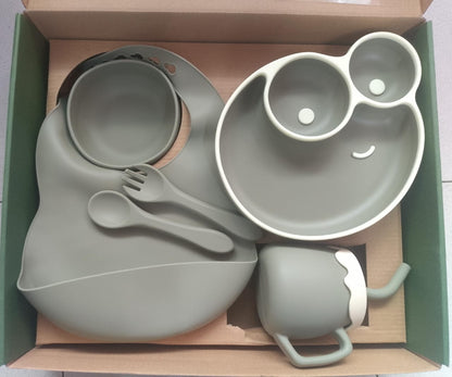 SET DE VAJILLA EN SILICONA PARA BEBE