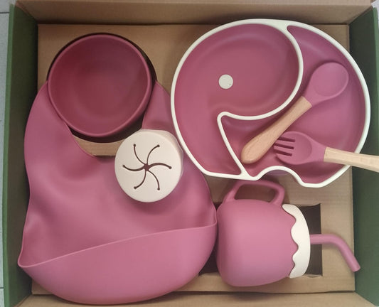 SET DE VAJILLA EN SILICONA PARA BEBE