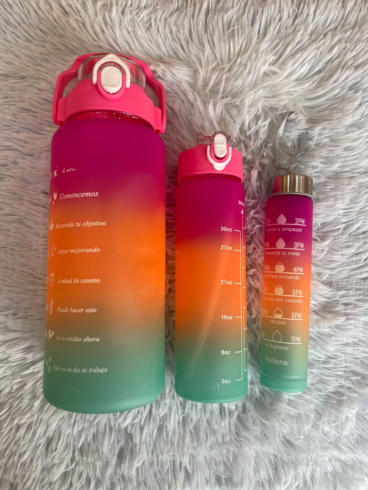 Combo Termos Motivacionales Set X 3Und