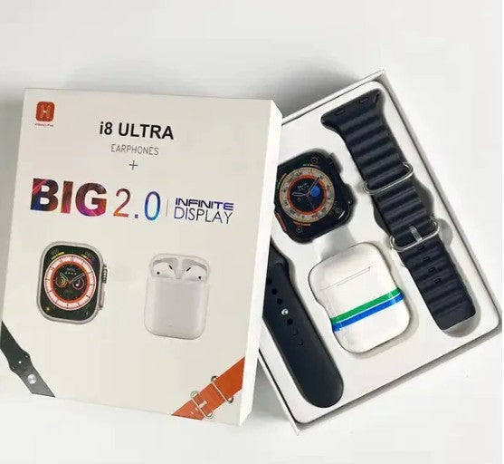 Combo Smartwatch con Audífonos Inalámbricos