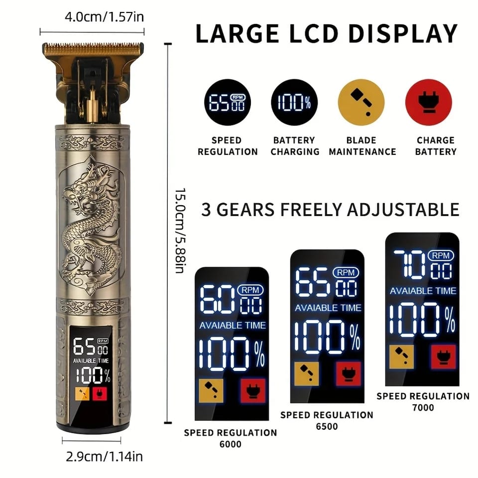 MAQUINA DE PELUQUIAR  RECARGABLE