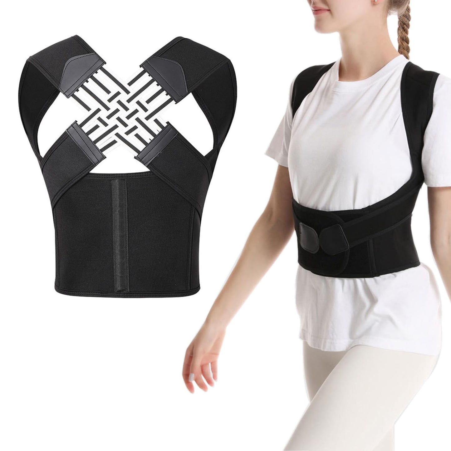 Corrector de Postura Ortopédico Ajustable
