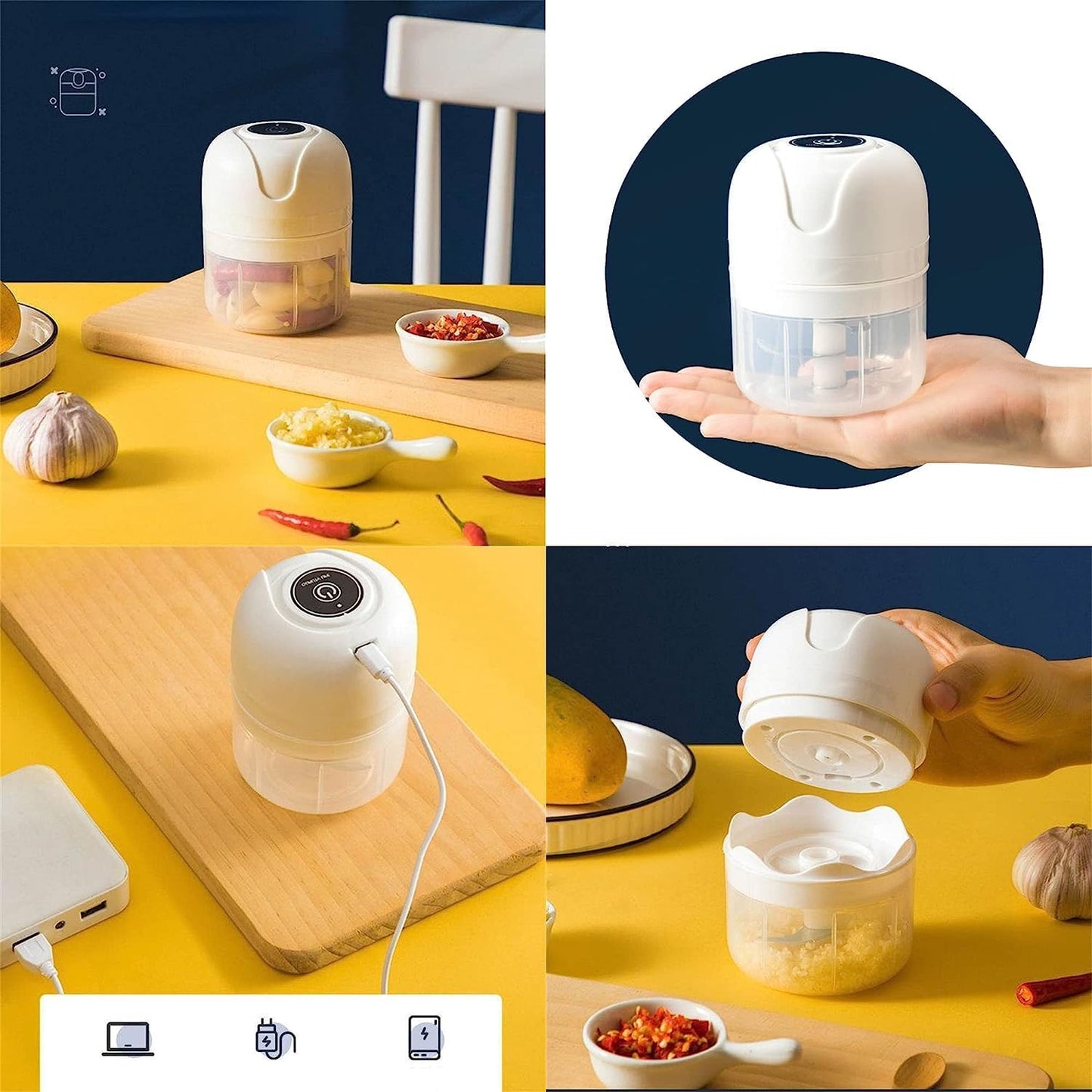 Picador de aliños recargable