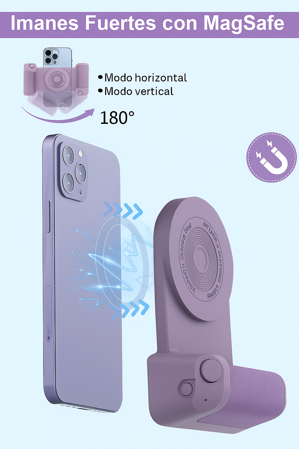 Soporte Magnético Para Cámara De Celular