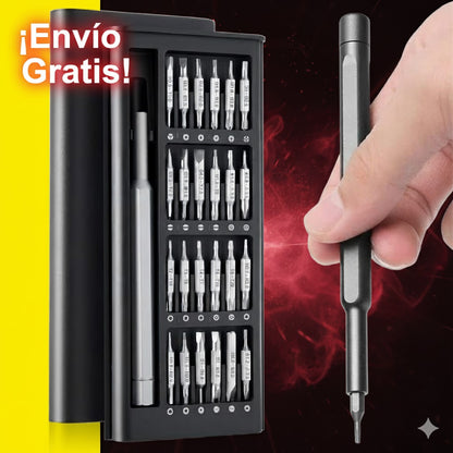 Destornilladores de Precisión 25 en 1 – Kit Completo y Portátil
