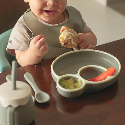 SET DE VAJILLA EN SILICONA PARA BEBE